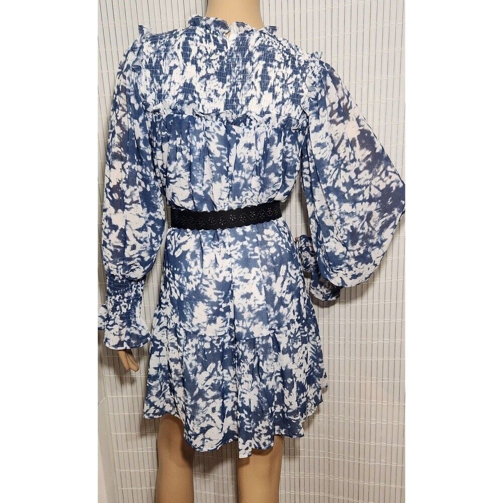 Moodie Dress For Women Size XS Blue long Sleeve Lined Back Zipper - Picture 9 of 16